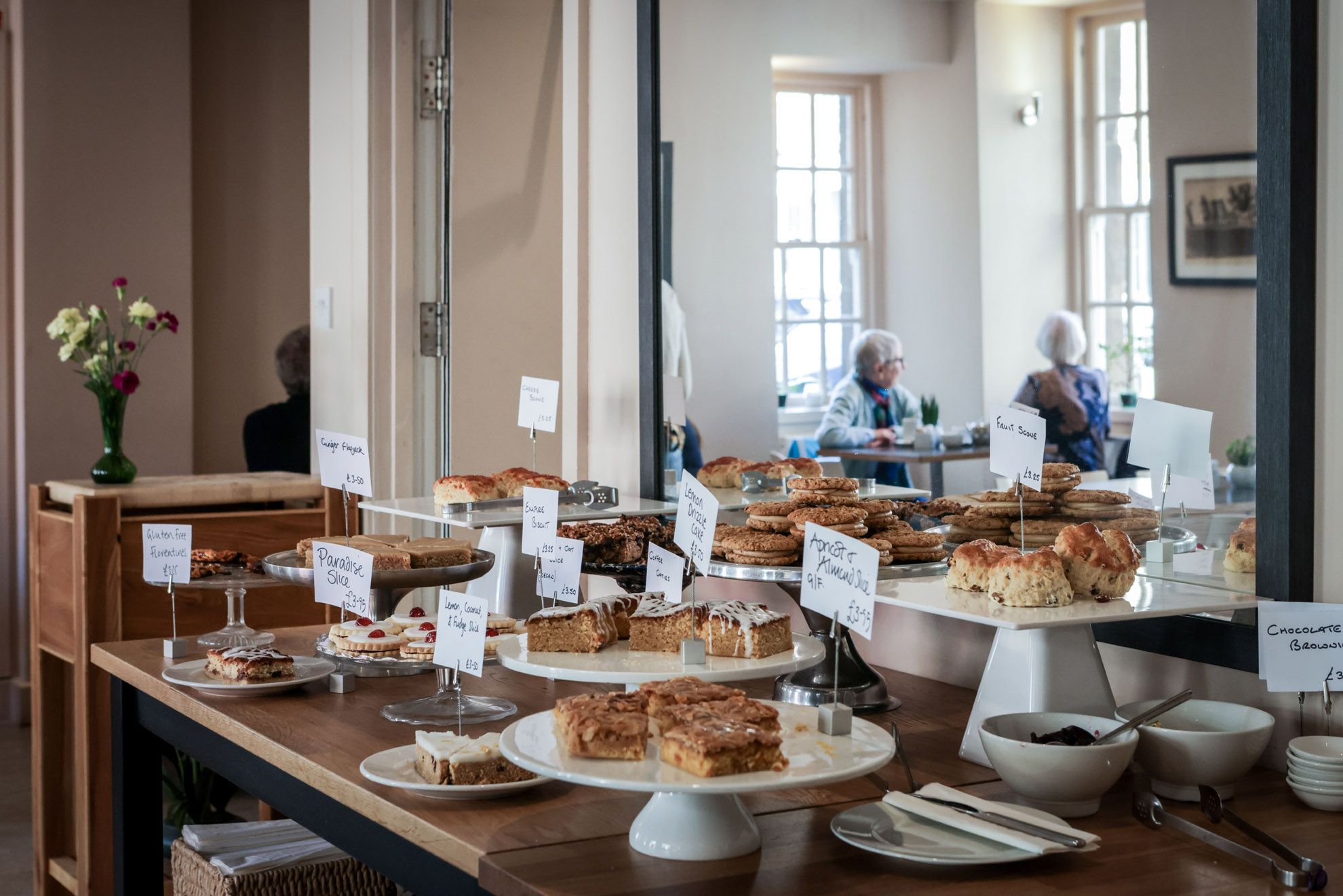 Cakes in Carlyle House in Haddington