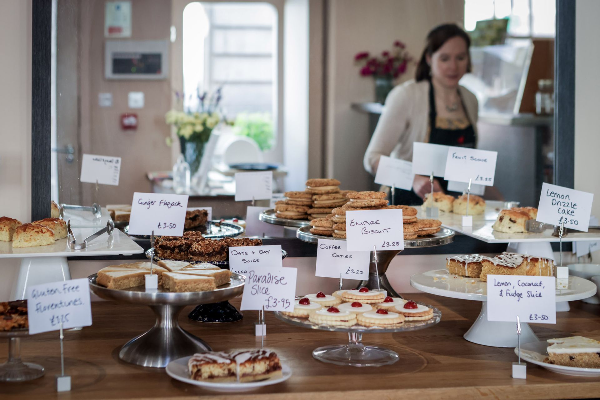 Cakes in Carlyle House in Haddington